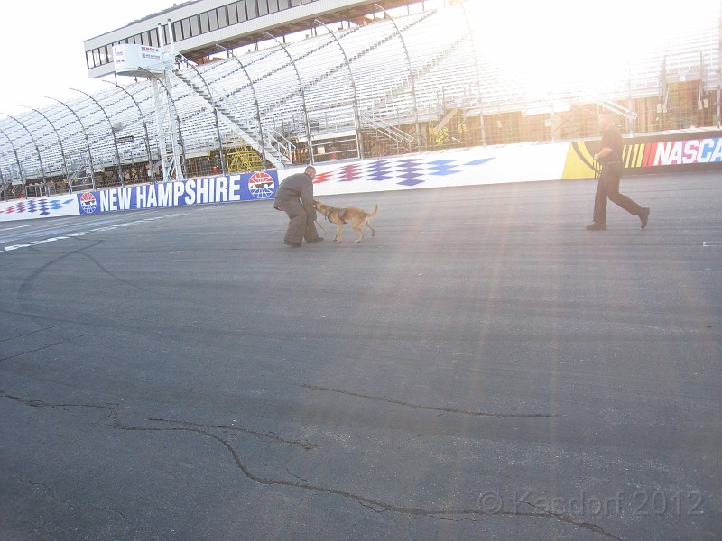 2012-08 DARE 5K 275.jpg - The NH State Police 22nd Annual D.A.R.E 5K. The course runs around the New Hampshire Motor Speedway NASCAR track in Loudon NH. August 8, 2012.